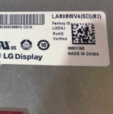 Original LA080WV4-SD03 LG Screen Panel 8" 800*480 LA080WV4-SD03 LCD Display